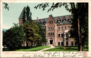 Postcard NY Cornell University Franklin Hall 1909