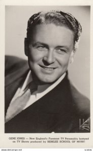 RP; New England, 1940-50s; TV Entertainer Gene Jones