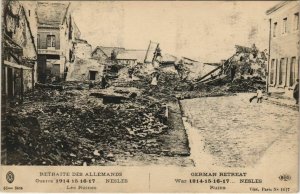 CPA Guerre NESLES ruines (25397)