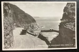 Mint South Africa Real Picture Postcard First Cutting Chapman’s Peak Road CP