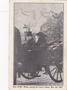 Wilson Inaguration , Pres. & Mrs Wilson, Washington , D.C. , 1917