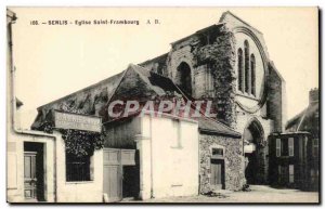 Senlis Postcard Ancient Church Faubourg Saint (Barbier carpentry and joinery)