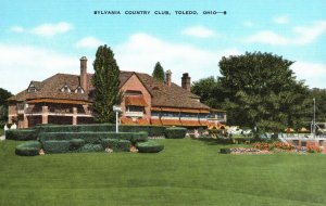 Vintage Postcard Sylvania Country Club Recreational Facilities Toledo Ohio OH