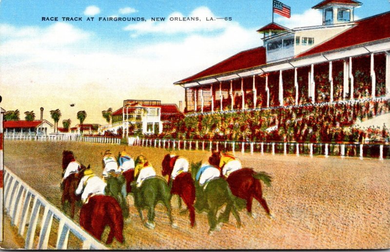 Louisiana New Orleans Race Track At Fairgrounds Horse Racing