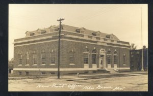 RPPC MOUNTAIN GROVE MISSOURI US POST OFFICE BUILDING REAL PHOTO POSTCARD