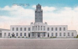 Texas Fort Worth Airport Terminal Building 1948