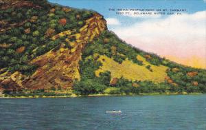 Pennsylvania Delaware Water Gap Indian Profile Rock On Mount Tammany