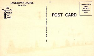 Irwin, Pennsylvania - The Jacktown Hotel on the Lincoln Highway - in the 1940s