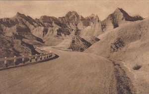 Bad Lands At Pinnacles Badlands Nat Monument South Dakota Albertype