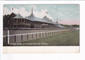 Saratoga Springs, NY, Saratoga Race Track The Start Postcard, Mint (F34847)