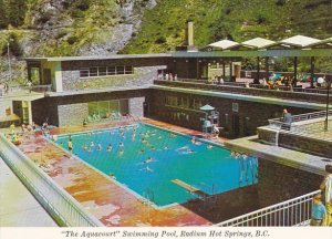 Canada Aquacourt Swimming Pool Radium Hot Springs British Columbia