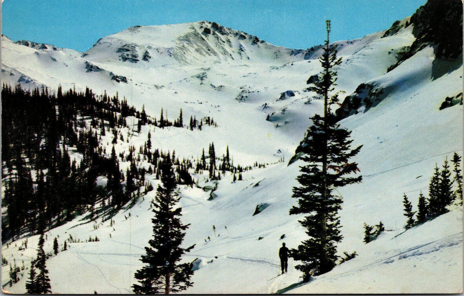 Vtg 1950s Pearl Basin from Montezuma Cross Country Aspen Colorado CO