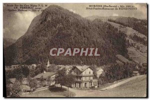 Postcard Old Morzine Hotel Pension Restaurant Du Round Point