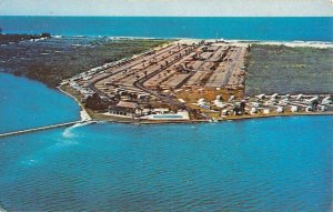 Melbourne Beach Florida Ocean Holiday Campground Vintage Postcard KK1044