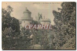 Old Postcard Alencon Chateau des Ducs Alencon