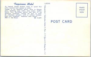 PHOENIX,  AZ Arizona   POOL, TROPICANA HOTEL  c1950s  Tropical Roadside  Linen