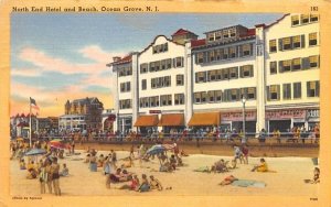 North End Hotel and Beach in Ocean Grove, New Jersey