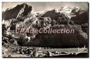 Postcard Old Pralognan la Vanoise Savoie general view and the general Marchet