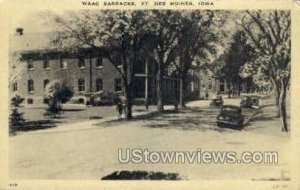 WAAC Barracks - Fort Des Moines, Iowa IA