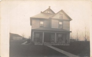 H98/ Greenville Ohio RPPC Postcard c1910 Home Residence Darke County90