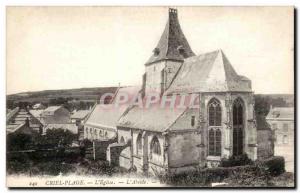 Old Postcard Criel Plage L & # & # 39eglise the 39abside