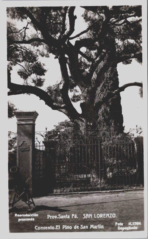 Argentina Convento El Pino de San Martin Vintage RPPC C138