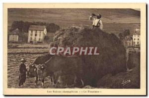 Old Postcard Folklore haymaking