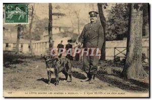 Old Postcard The fight against the Apaches in Neuilly L & # 39agent Blois and...