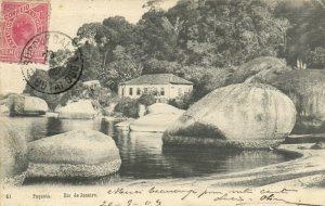 PC CPA BRAZIL, PAQUETÁ, RIO DE JANEIRO, Vintage Postcard (b20471)
