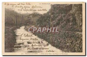 Old Postcard Normandy Flers Vallee surroundings of La Vere Vere in Martinique