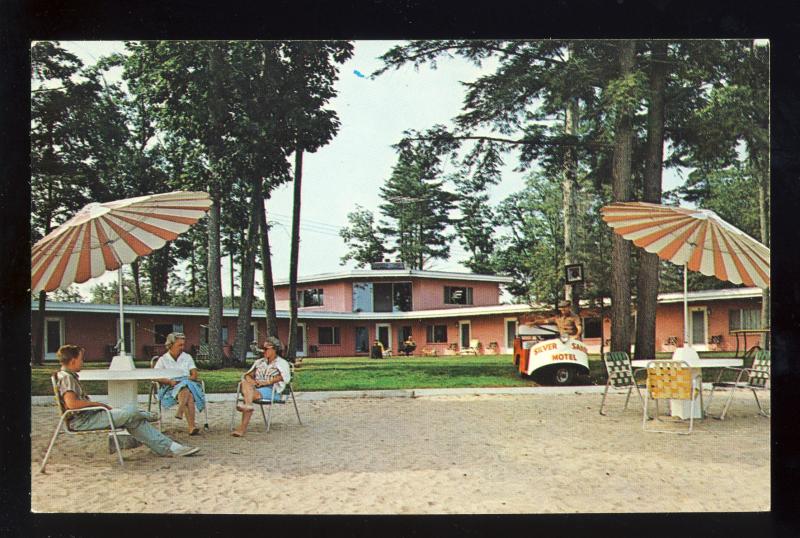 Gilford, New Hampshire/NH Postcard, Silver Sands Motel, Beach Cottages