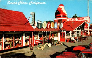 California Santa Claus Showing Date Shop and Toyland