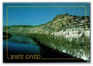 White River Arkansas Ozarks Postcard Continental View Card