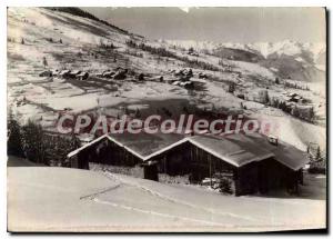 Old Postcard In Tarentaise Courchel general view