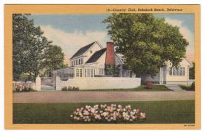 Country Club Rehoboth Beach Delaware linen postcard