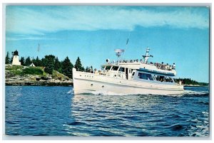 c1960's Excursion Boat Argo Boothbay Harbor Maine ME Vintage Postcard
