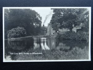 West Yorkshire Wharfedale BURLEY Old Corn Mill - Old RP Postcard by K. Ltd