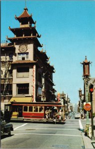 Chinatown San Francisco California Vintage Postcard C214