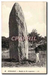 Old Postcard Dolmen Menhir Menhir of Huelgoat He ampeulven