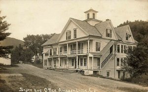 Cavendish VT Store & Office Amesden Lime Company Real Photo Postcard