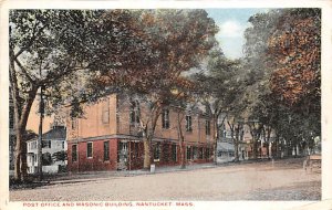 Post Office And Masonic Building Nantucket MA