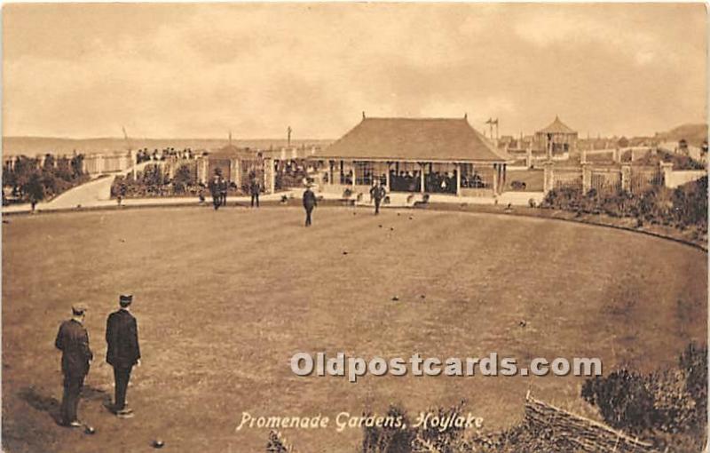 Promenade Gardes, Hoylake Lawn Bowling Unused 