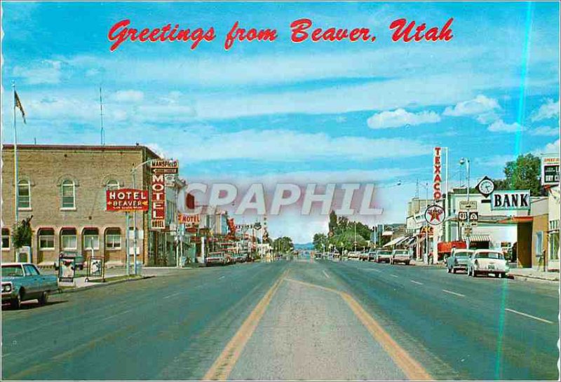 Modern Postcard Greeting from Utah Beaver