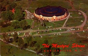 New York Auriesville Aerial View National Shrine Of The North American Martyrs