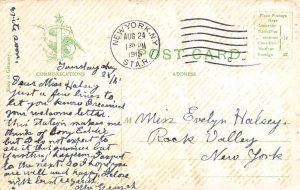 RR Depot Seabright, New Jersey, USA 1915 Missing Stamp 