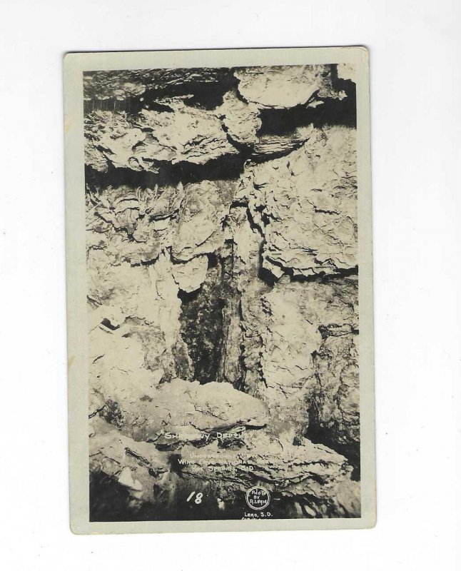 Vtg 1920's/1930's RPPC Wind Cave Natl Park, Hot Springs, South Dakot...