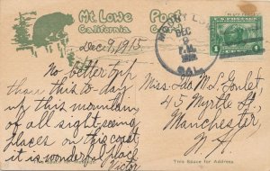 Electric Rail Circular Bridge from Below Mount Lowe CA California - pm 1915 - DB