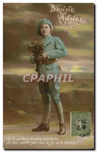 Old Postcard Fancy Man Army Soldier