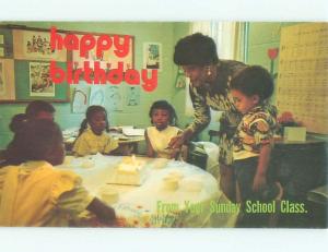 Pre-1980 Black Americana KIDS AT THE BIRTHDAY PARTY AC0690