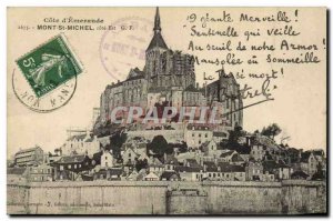 Old Postcard Botrel Mont Saint Michel
